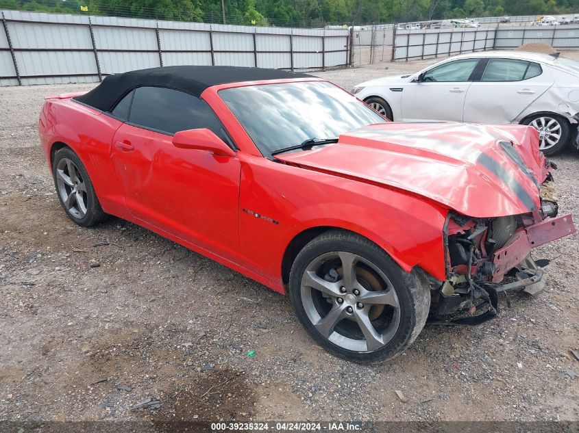 2014 CHEVROLET CAMARO 2LT