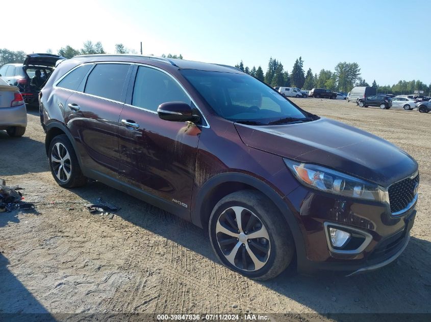 2017 KIA SORENTO 3.3L EX