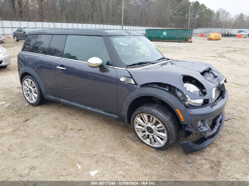 2012 MINI COOPER S CLUBMAN