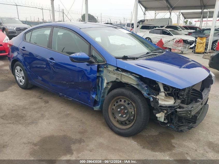 2018 KIA FORTE LX