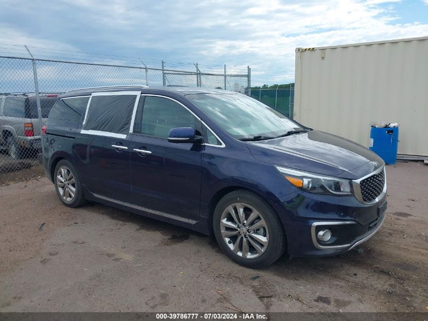 2018 KIA SEDONA SX LIMITED