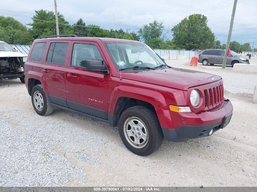 2016 JEEP PATRIOT SPORT