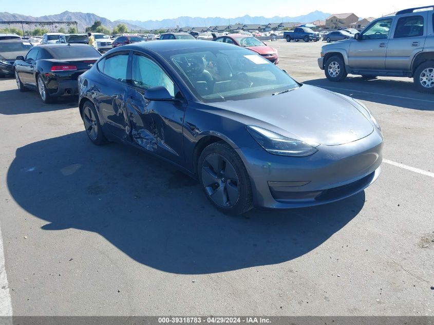 2021 TESLA MODEL 3 STANDARD RANGE PLUS REAR-WHEEL DRIVE