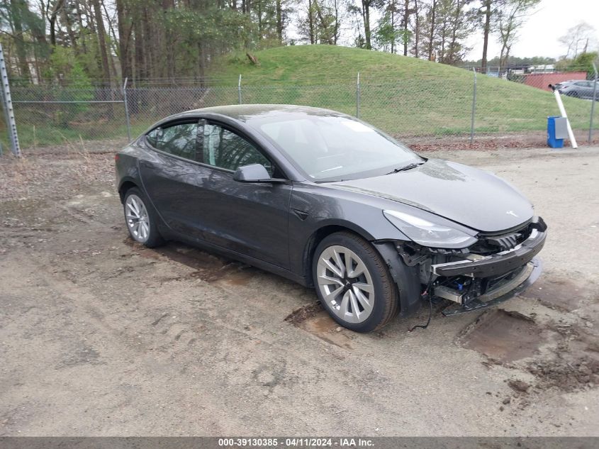 2023 TESLA MODEL 3 REAR-WHEEL DRIVE