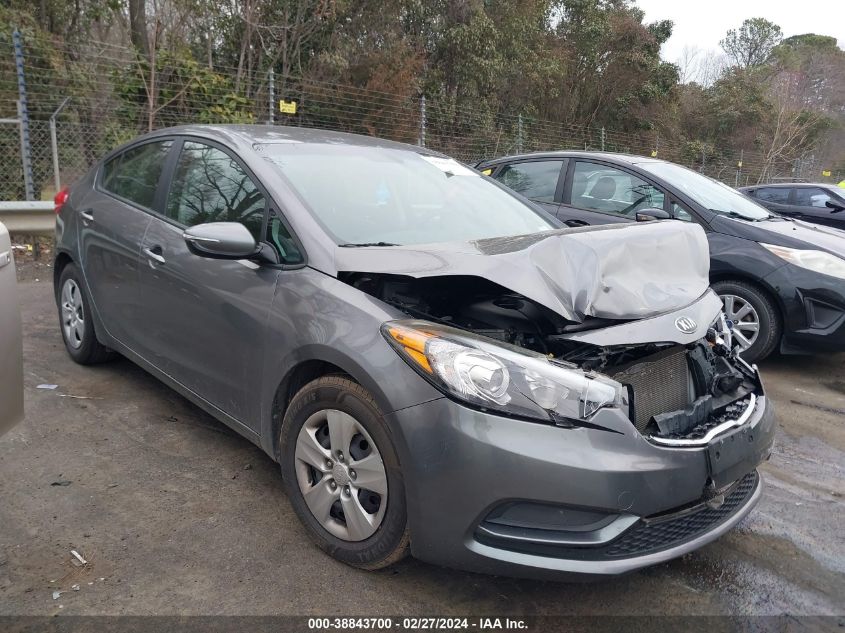 2016 KIA FORTE LX