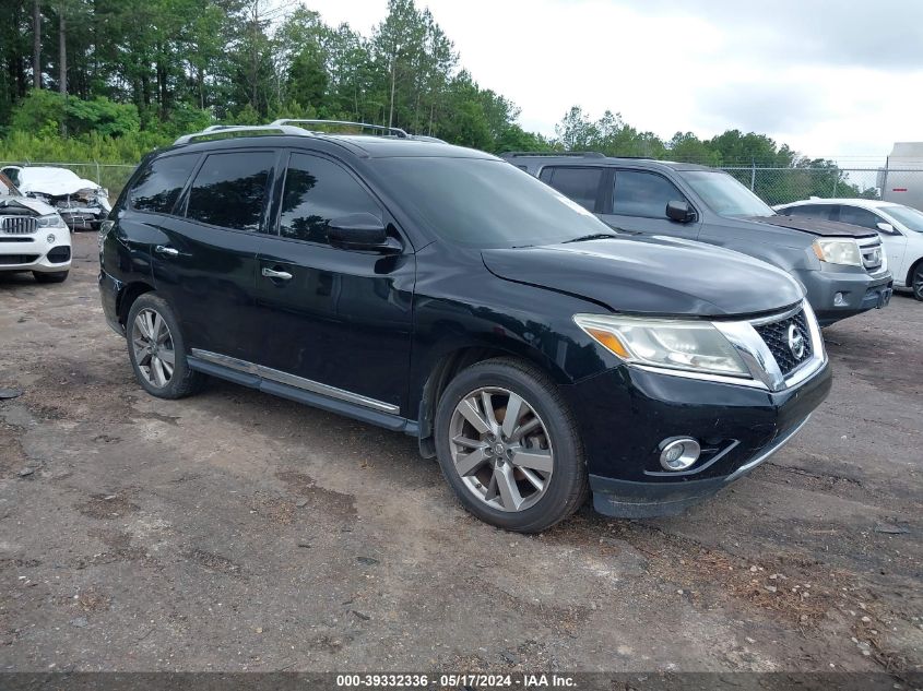 2013 NISSAN PATHFINDER PLATINUM