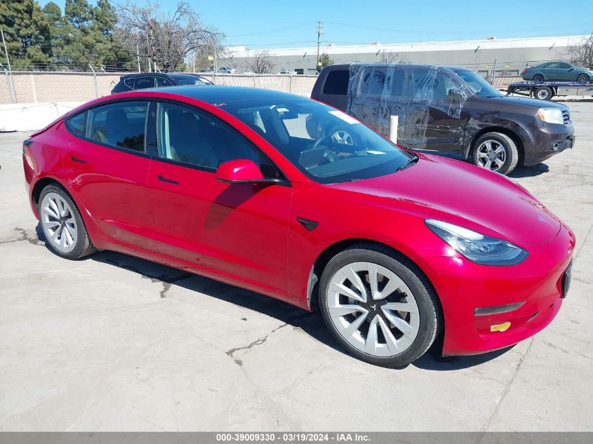 2022 TESLA MODEL 3 LONG RANGE DUAL MOTOR ALL-WHEEL DRIVE