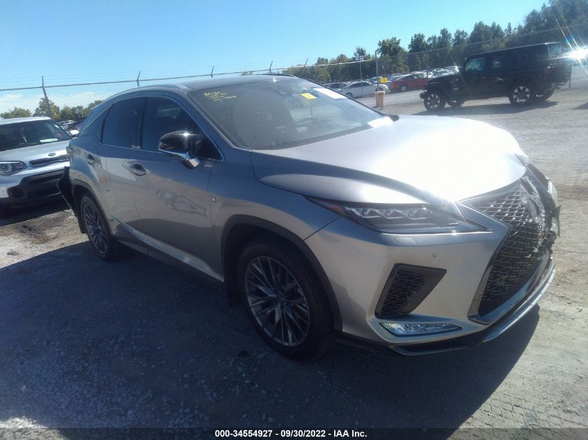 2022 LEXUS RX 450H F SPORT HANDLING