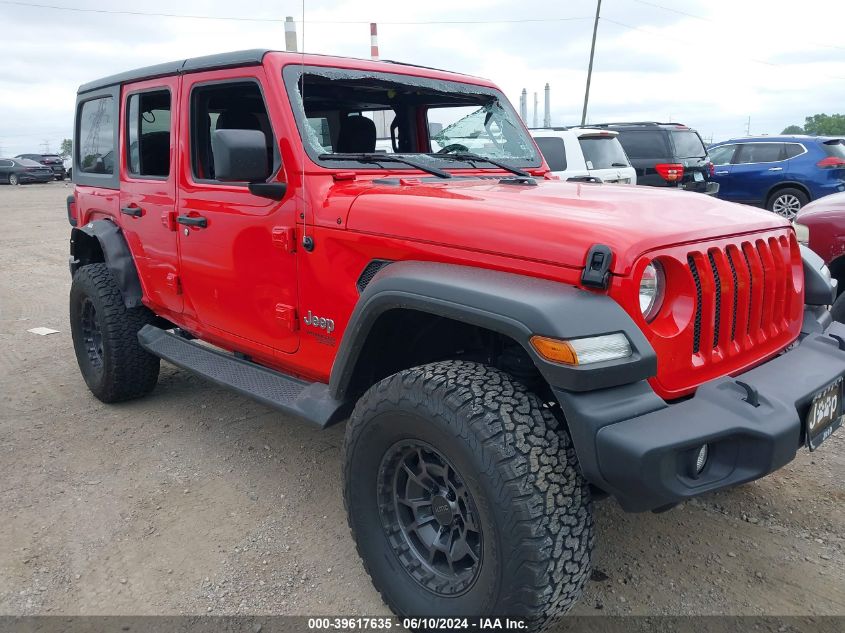 2021 JEEP WRANGLER UNLIMITED SPORT S 4X4