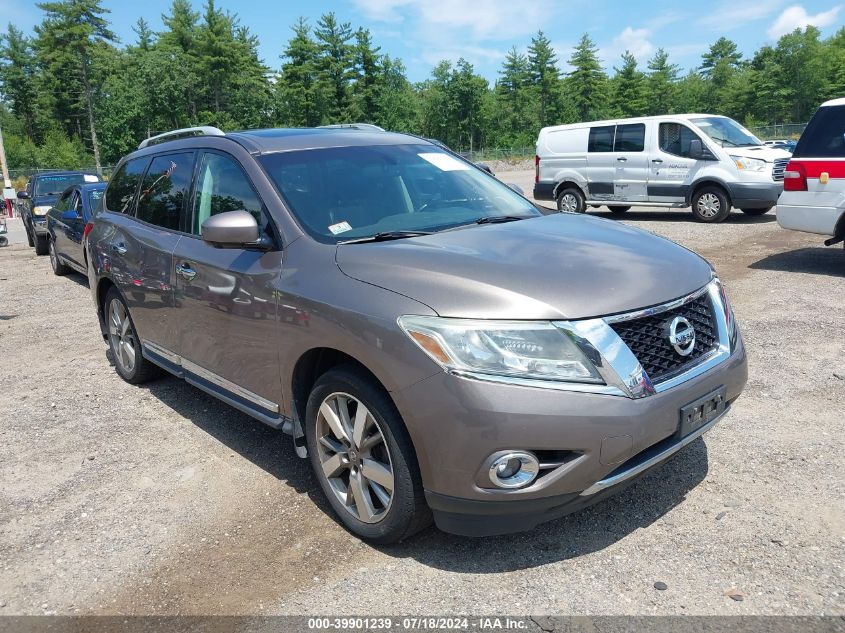 2013 NISSAN PATHFINDER PLATINUM