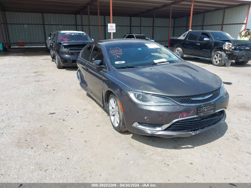 2016 CHRYSLER 200 LIMITED PLATINUM