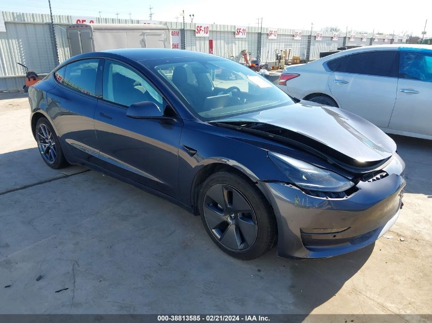 2021 TESLA MODEL 3 STANDARD RANGE PLUS REAR-WHEEL DRIVE