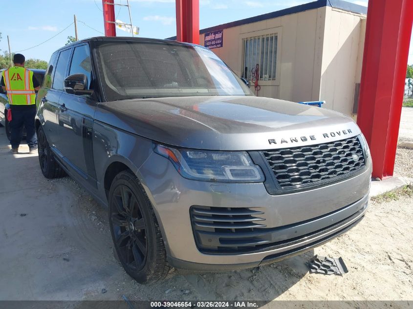 2019 LAND ROVER RANGE ROVER 3.0L V6 SUPERCHARGED HSE