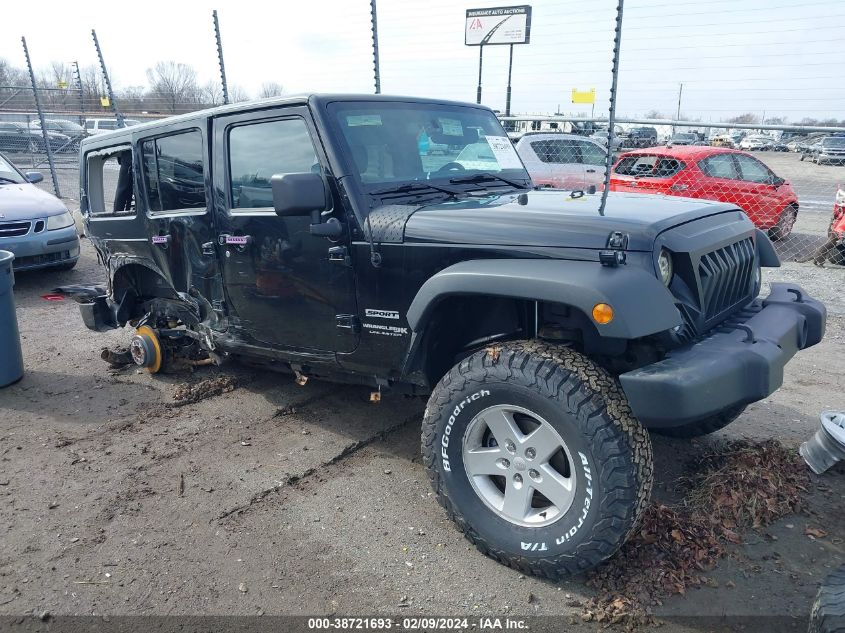 2018 JEEP WRANGLER JK UNLIMITED SPORT S 4X4