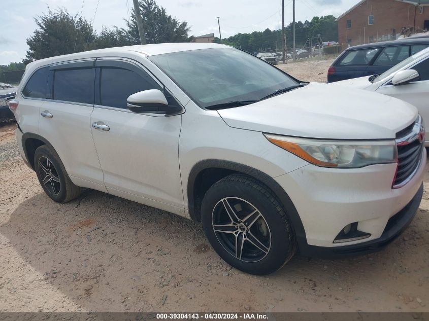 2016 TOYOTA HIGHLANDER LE