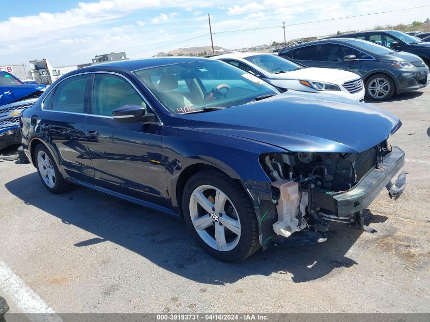 2013 VOLKSWAGEN PASSAT 2.5L SE