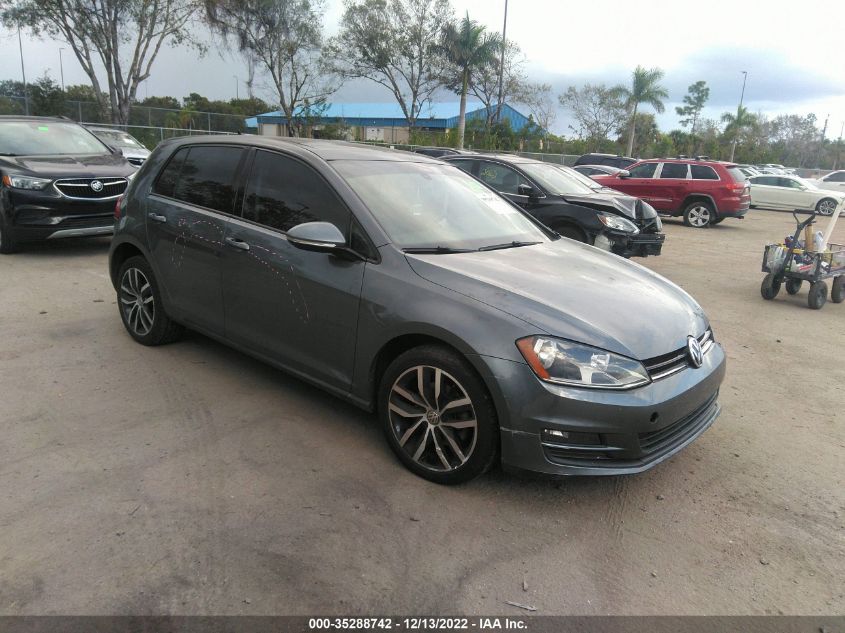 2016 VOLKSWAGEN GOLF TSI SE 4-DOOR