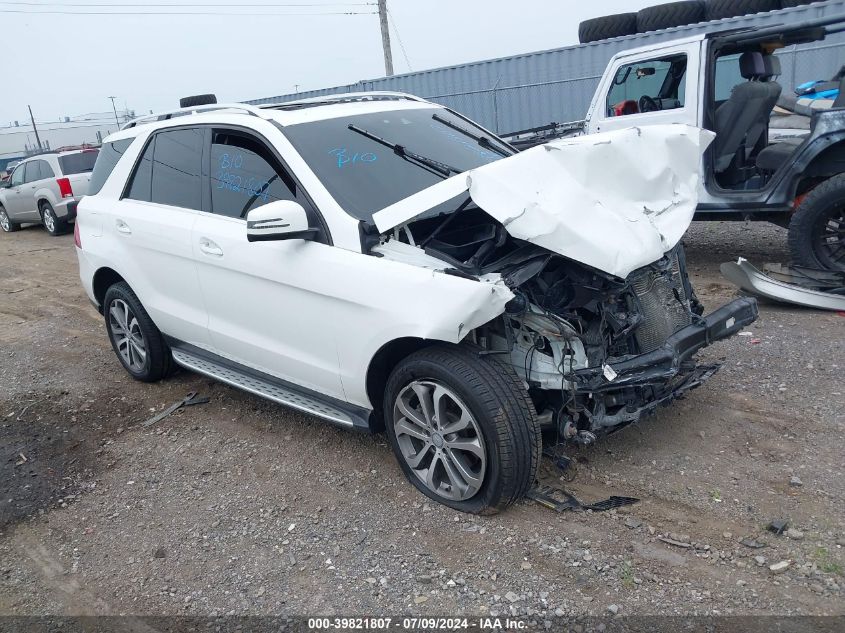 2016 MERCEDES-BENZ GLE 350 4MATIC