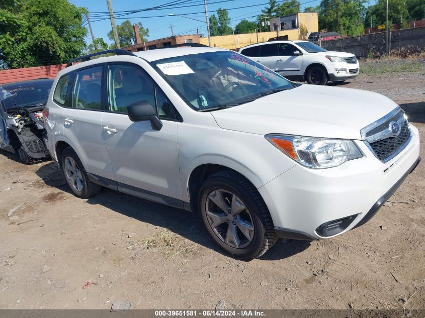 2016 SUBARU FORESTER 2.5I