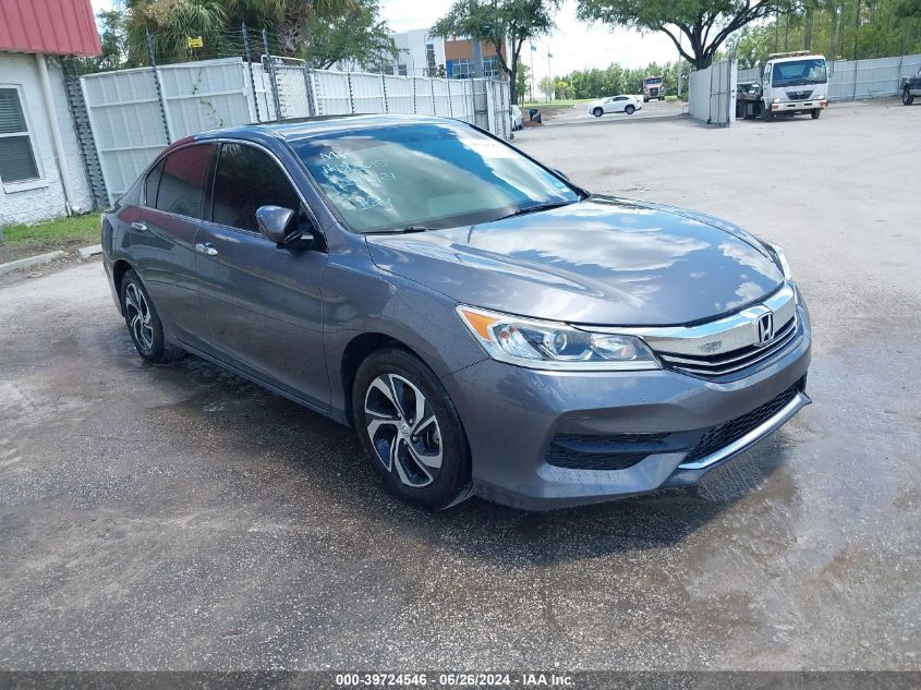 2016 HONDA ACCORD LX