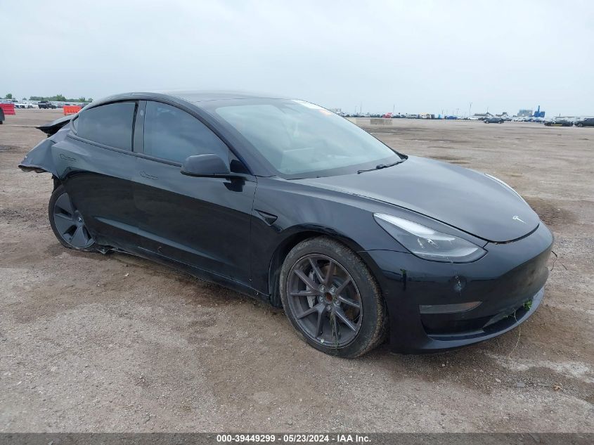 2021 TESLA MODEL 3 STANDARD RANGE PLUS REAR-WHEEL DRIVE