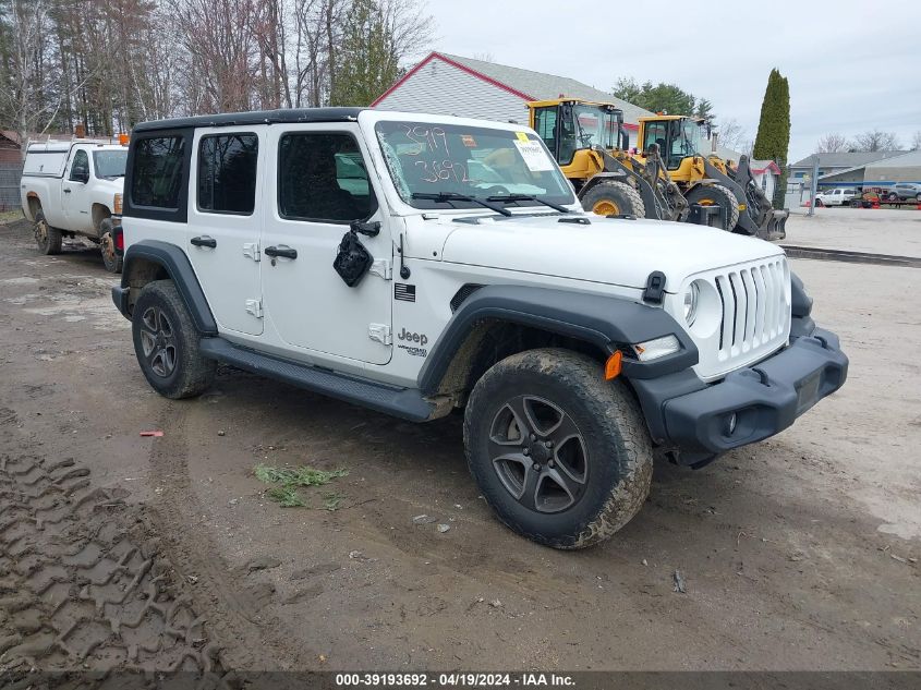 2018 JEEP WRANGLER UNLIMITED SPORT S 4X4