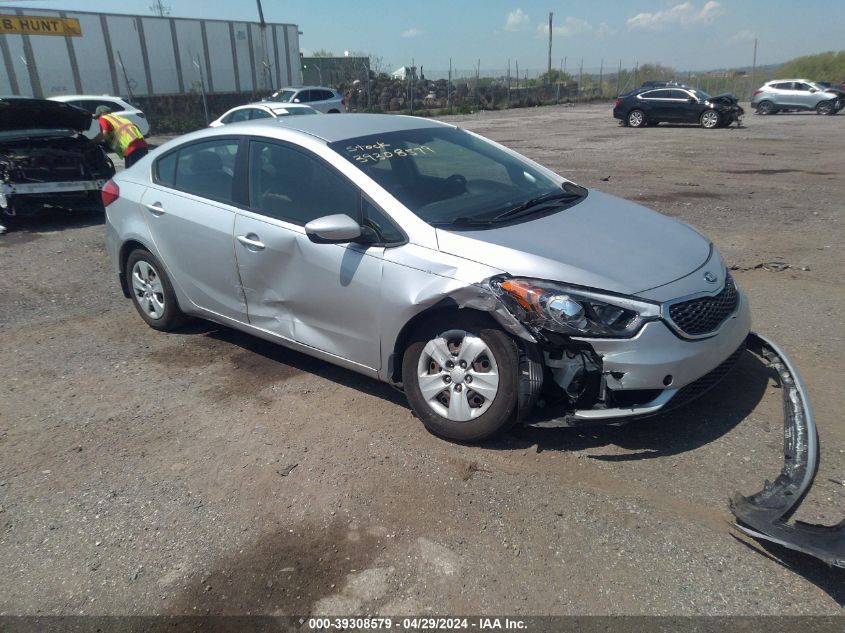 2016 KIA FORTE LX