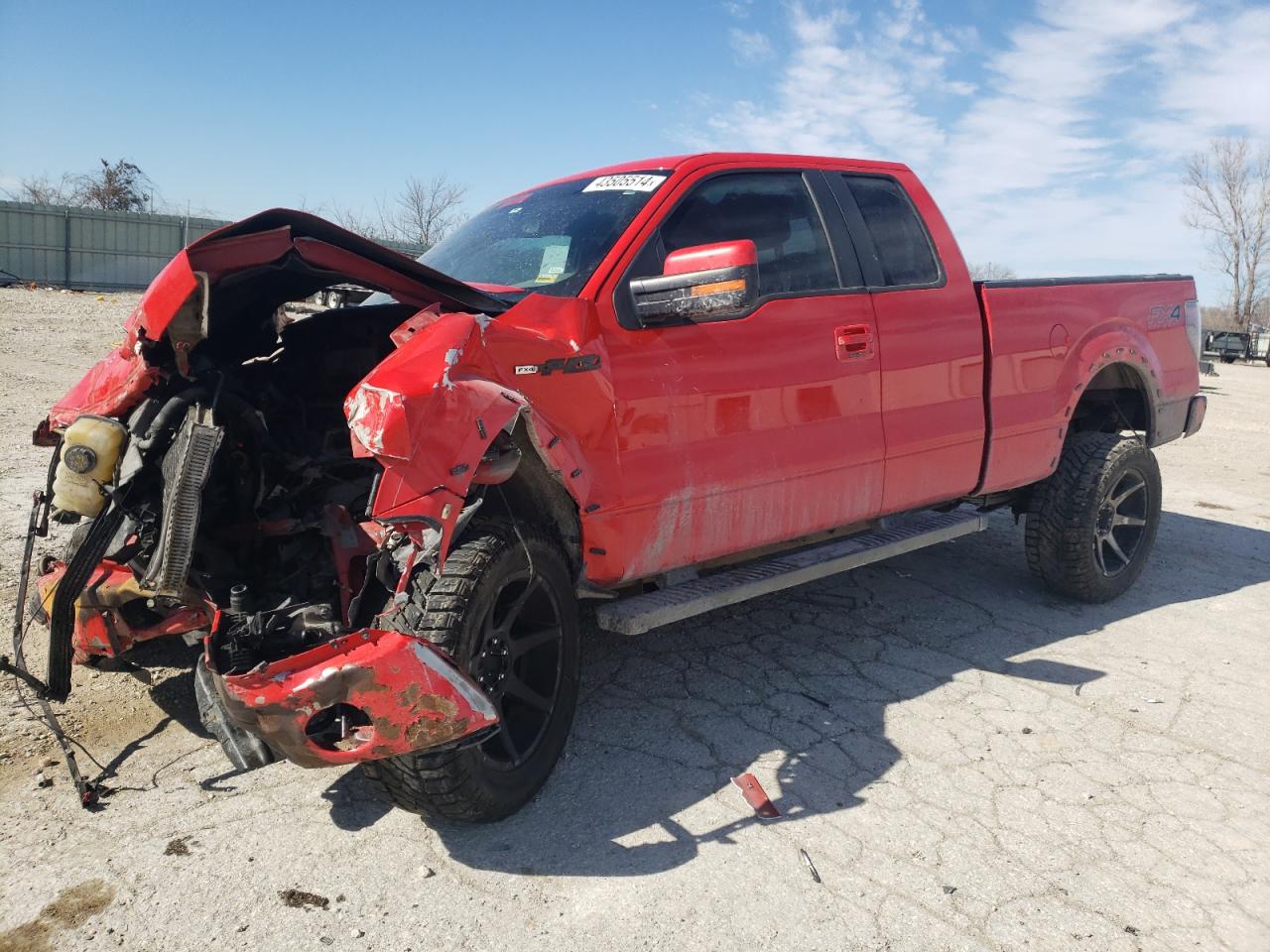 2012 FORD F150 SUPER CAB