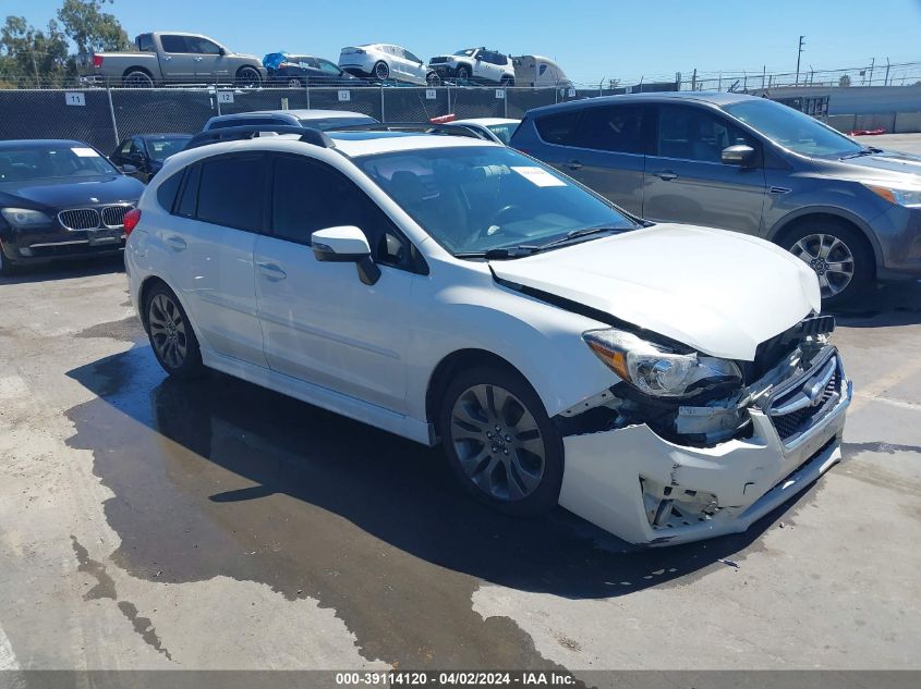 2016 SUBARU IMPREZA 2.0I SPORT LIMITED