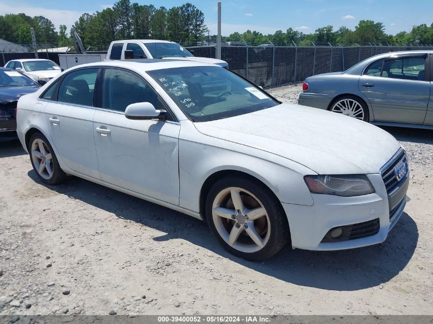 2012 AUDI A4 2.0T PREMIUM