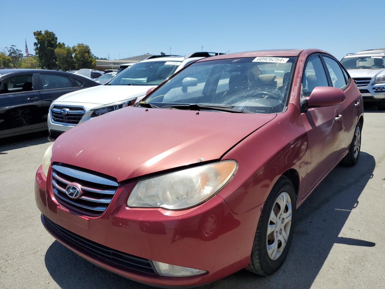 2010 HYUNDAI ELANTRA BLUE