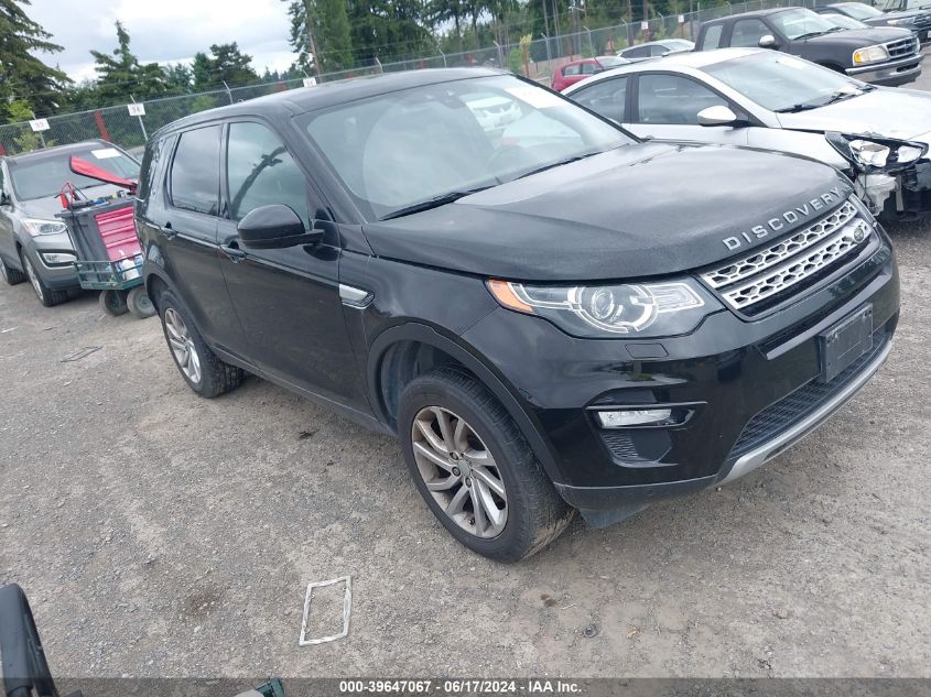 2016 LAND ROVER DISCOVERY SPORT HSE