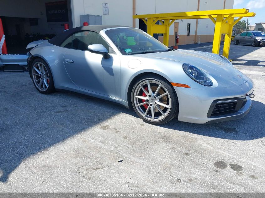 2022 PORSCHE 911 CARRERA 4 GTS CABRIOLET/CARRERA 4S CABRIOLET/CARRERA GTS CABRIOLET/CARRERA S CABRIO