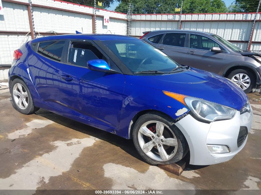 2012 HYUNDAI VELOSTER BASE W/GRAY