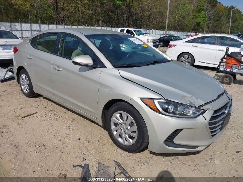 2017 HYUNDAI ELANTRA SE