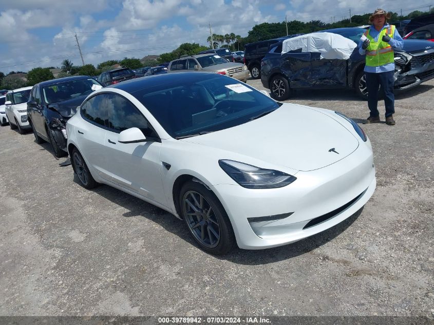 2022 TESLA MODEL 3 LONG RANGE DUAL MOTOR ALL-WHEEL DRIVE