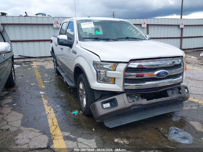 2015 FORD F-150 LARIAT