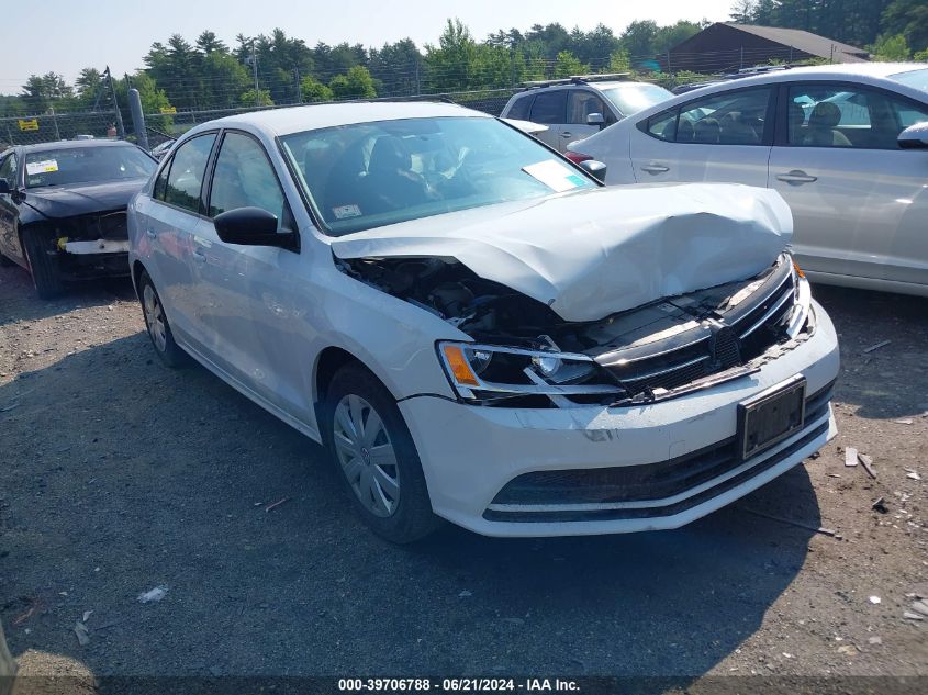 2016 VOLKSWAGEN JETTA S