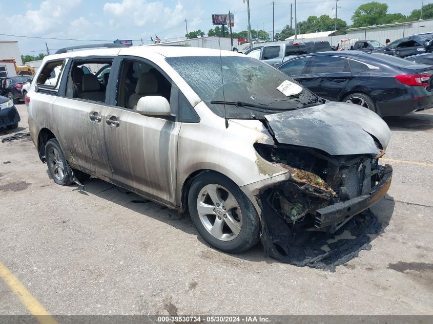 2012 TOYOTA SIENNA LE V6 8 PASSENGER