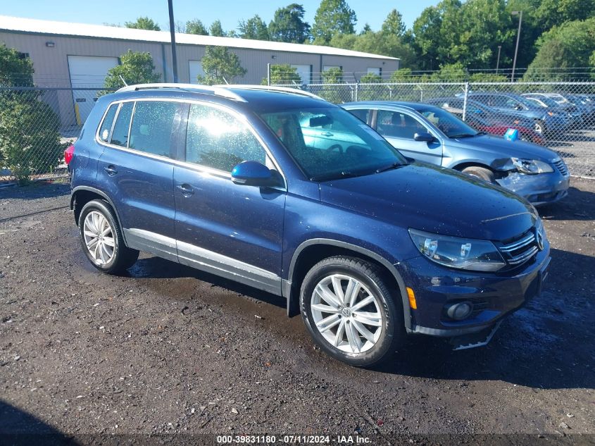 2012 VOLKSWAGEN TIGUAN SE