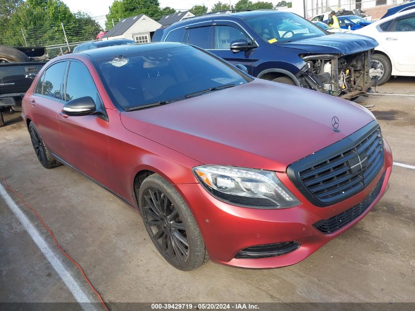 2015 MERCEDES-BENZ S 550 4MATIC