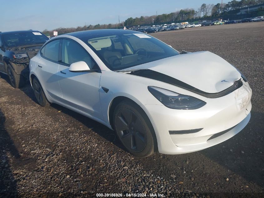 2022 TESLA MODEL 3 REAR-WHEEL DRIVE