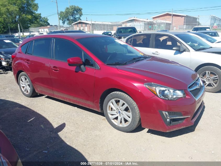 2016 SUBARU IMPREZA 2.0I PREMIUM