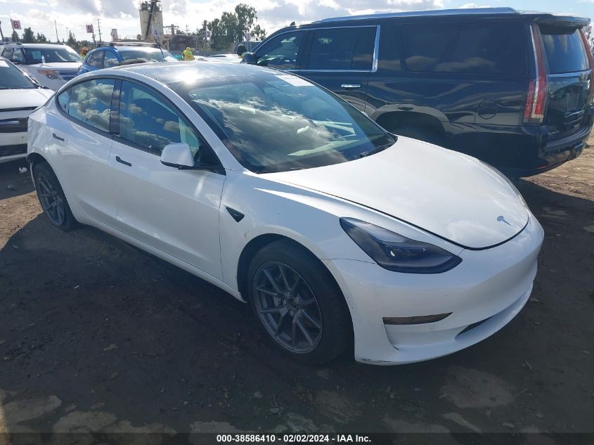 2022 TESLA MODEL 3 LONG RANGE DUAL MOTOR ALL-WHEEL DRIVE