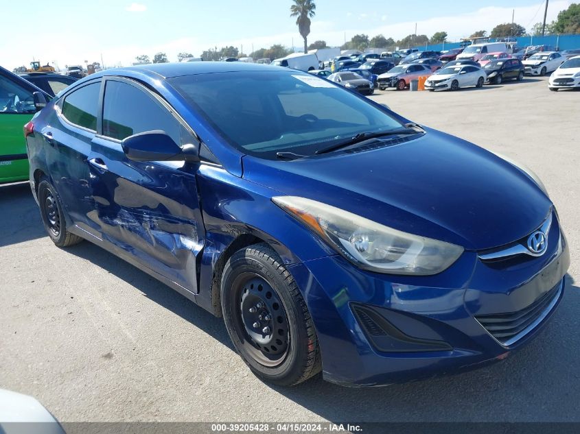 2016 HYUNDAI ELANTRA SE