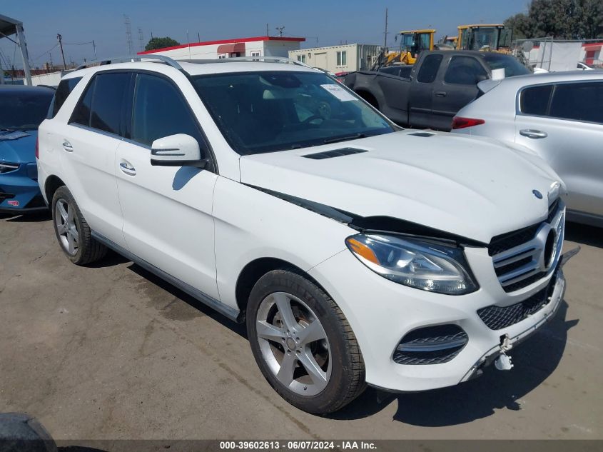 2016 MERCEDES-BENZ GLE 300D 4MATIC