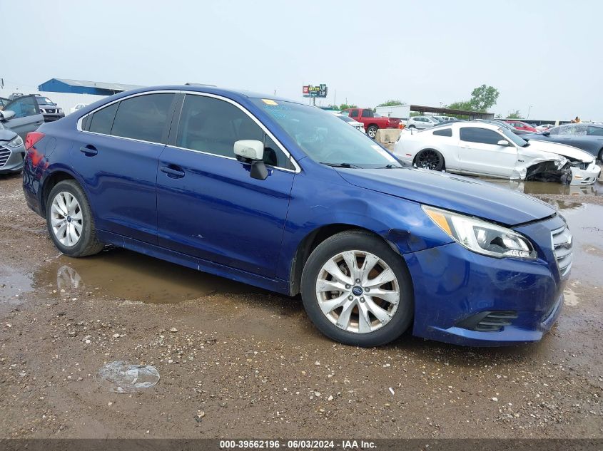 2016 SUBARU LEGACY 2.5I PREMIUM