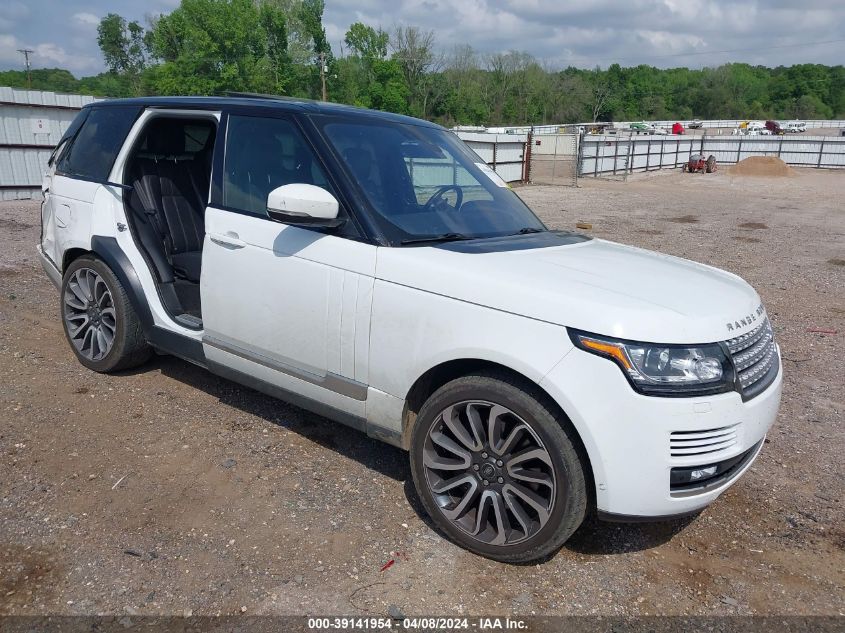 2016 LAND ROVER RANGE ROVER 5.0L V8 SUPERCHARGED