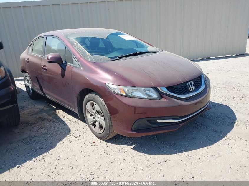 2013 HONDA CIVIC LX