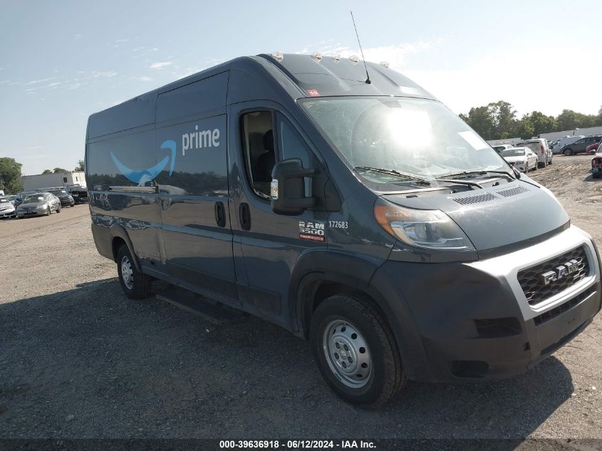 2019 RAM PROMASTER 3500 CARGO VAN HIGH ROOF 159 WB EXT